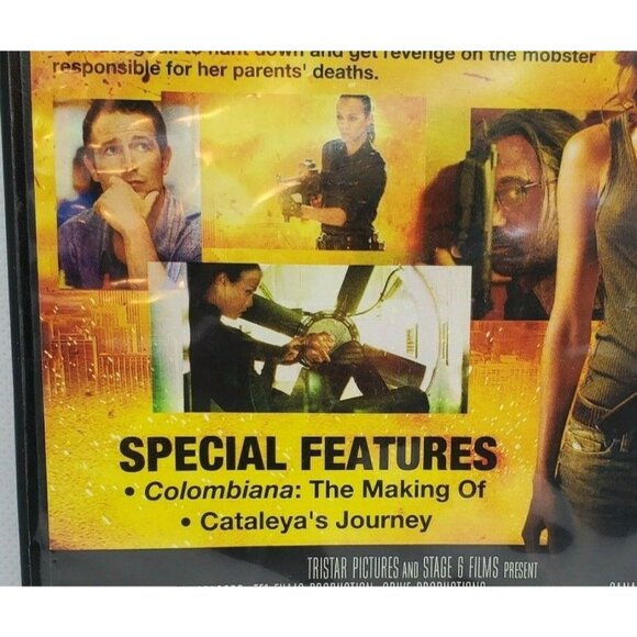 Colombiana DVD 2011 Widescreen Unrated Version Zoe Saldana No Scratches - Picture 6 of 10